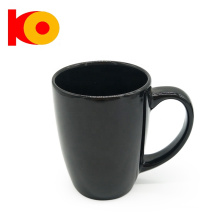 Die meistverkaufte schwarze, glasierte Tasse stabil verglaster Tasse